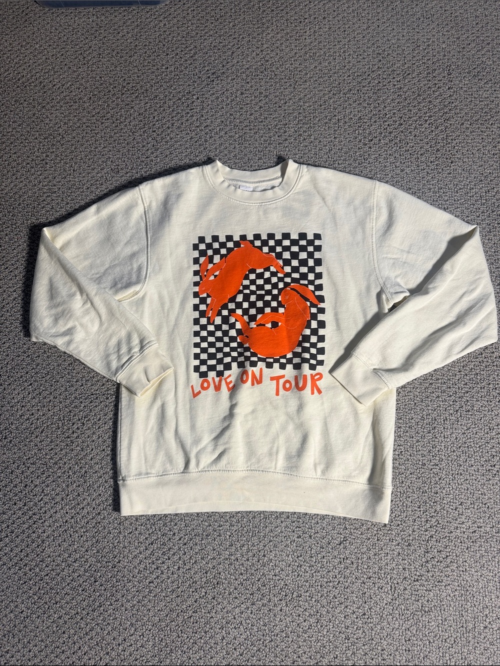 Harry Styles OFFICIAL 'Love On Tour' Graphic Crewneck Sweater- Medium